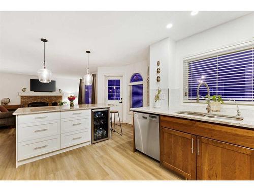 99 Mt Robson Circle Se, Calgary, AB - Indoor Photo Showing Kitchen With Double Sink