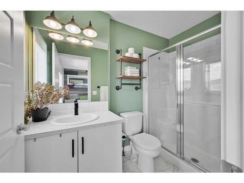 884 Belmont Drive Sw, Calgary, AB - Indoor Photo Showing Bathroom