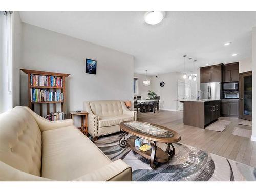 433 Redstone Grove Ne, Calgary, AB - Indoor Photo Showing Living Room