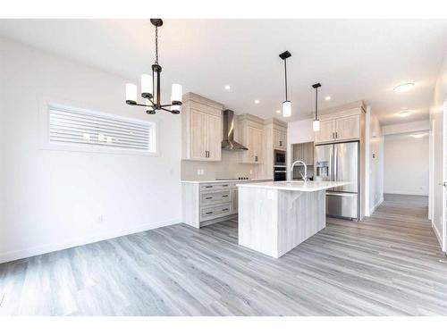 7 Homestead Passage Ne, Calgary, AB - Indoor Photo Showing Kitchen With Upgraded Kitchen