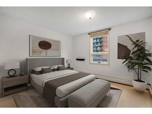 204-733 14 Avenue Sw, Calgary, AB - Indoor Photo Showing Bedroom