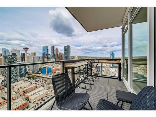 3509-1122 3 Street Se, Calgary, AB - Outdoor With Balcony With View With Exterior