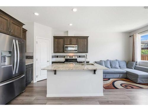 45 Legacy Glen Street Se, Calgary, AB - Indoor Photo Showing Kitchen With Stainless Steel Kitchen