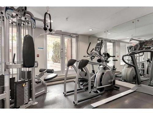 106-46 9 Street Ne, Calgary, AB - Indoor Photo Showing Gym Room