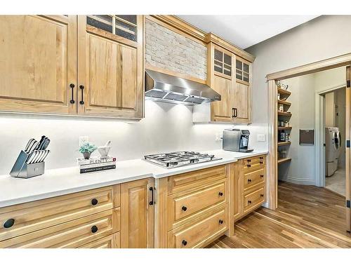 158 Cimarron Drive, Okotoks, AB - Indoor Photo Showing Kitchen With Upgraded Kitchen
