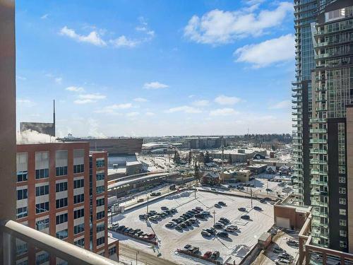 1301-211 13 Avenue Se, Calgary, AB - Outdoor With Balcony With View