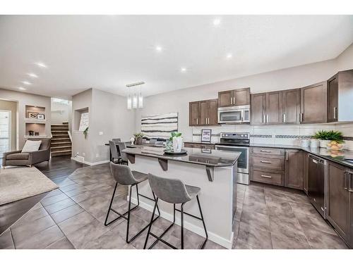 285 Skyview Ranch Boulevard Ne, Calgary, AB - Indoor Photo Showing Kitchen With Stainless Steel Kitchen