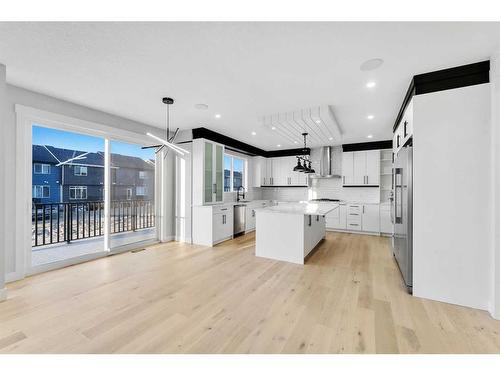 208 Waterford Heath, Chestermere, AB - Indoor Photo Showing Kitchen