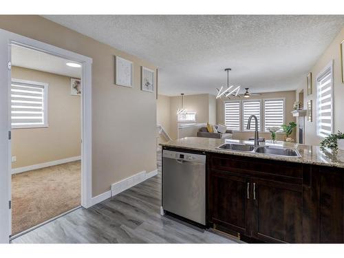 82 Skyview Springs Rise Ne, Calgary, AB - Indoor Photo Showing Kitchen With Double Sink