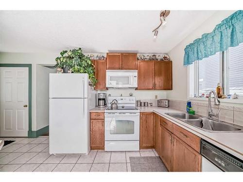 71 Taradale Drive Ne, Calgary, AB - Indoor Photo Showing Kitchen With Double Sink