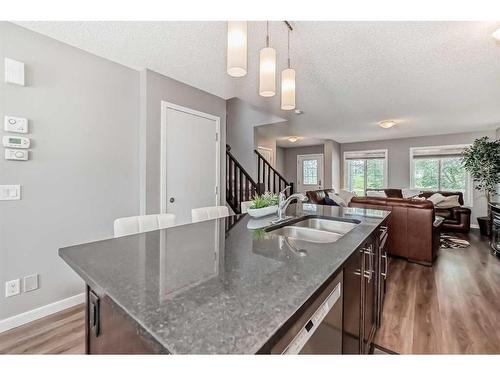 148 Copperstone Drive Se, Calgary, AB - Indoor Photo Showing Kitchen With Double Sink