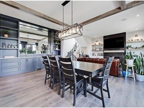 11 Chokecherry Ridge, Rural Rocky View County, AB - Indoor Photo Showing Dining Room