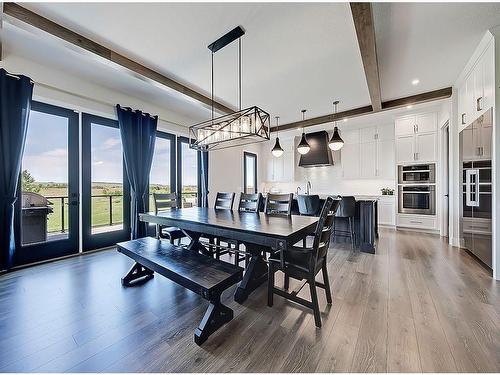 11 Chokecherry Ridge, Rural Rocky View County, AB - Indoor Photo Showing Dining Room