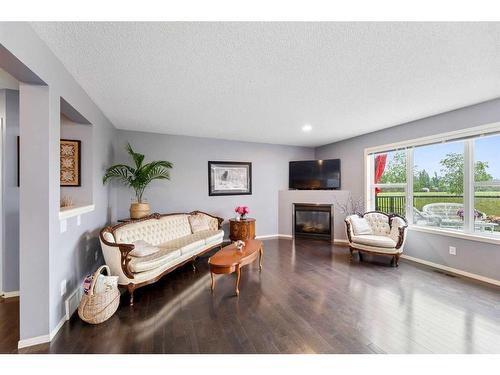 192 Copperfield Common Se, Calgary, AB - Indoor With Fireplace