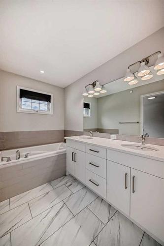 184 Hotchkiss Way Se, Calgary, AB - Indoor Photo Showing Bathroom