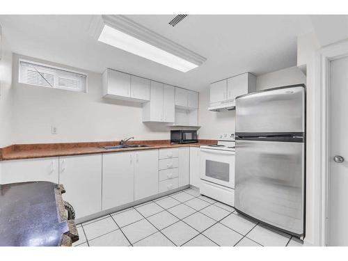 48 Armstrong Crescent Se, Calgary, AB - Indoor Photo Showing Kitchen With Double Sink