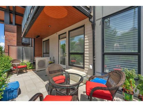 109-2231 Mahogany Boulevard Se, Calgary, AB - Outdoor With Deck Patio Veranda With Exterior