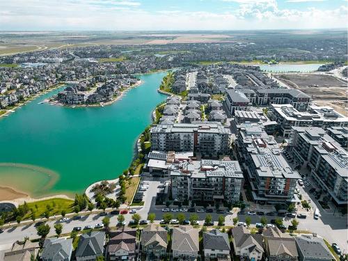109-2231 Mahogany Boulevard Se, Calgary, AB - Outdoor With Body Of Water With View