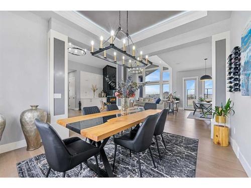 58 Calterra Estates Drive, Rural Rocky View County, AB - Indoor Photo Showing Dining Room