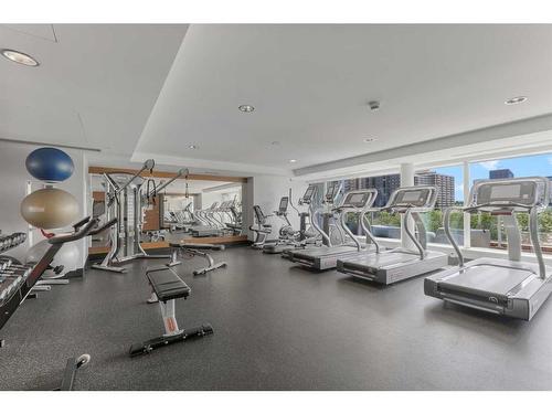 1903-510 6 Avenue Se, Calgary, AB - Indoor Photo Showing Gym Room