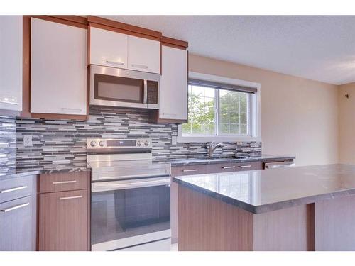 4 Coventry Way Ne, Calgary, AB - Indoor Photo Showing Kitchen With Upgraded Kitchen