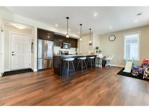 135 Savanna Walk Ne, Calgary, AB - Indoor Photo Showing Kitchen With Double Sink With Upgraded Kitchen