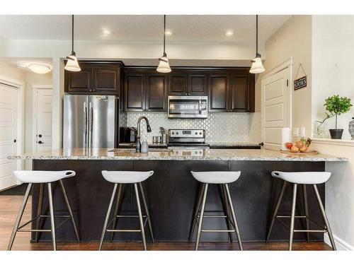 135 Savanna Walk Ne, Calgary, AB - Indoor Photo Showing Kitchen With Stainless Steel Kitchen With Upgraded Kitchen