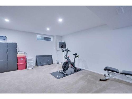 129 Coral Springs Mews Ne, Calgary, AB - Indoor Photo Showing Gym Room