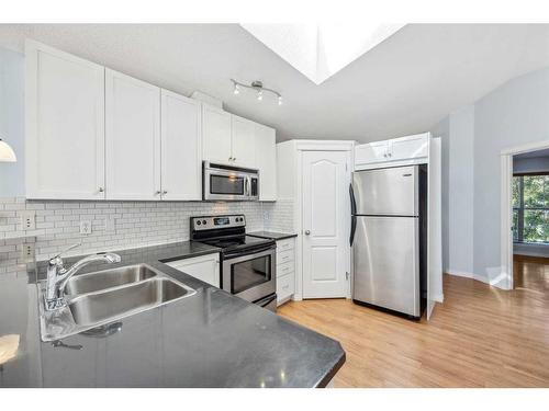 22 New Brighton Green Se, Calgary, AB - Indoor Photo Showing Kitchen With Double Sink With Upgraded Kitchen