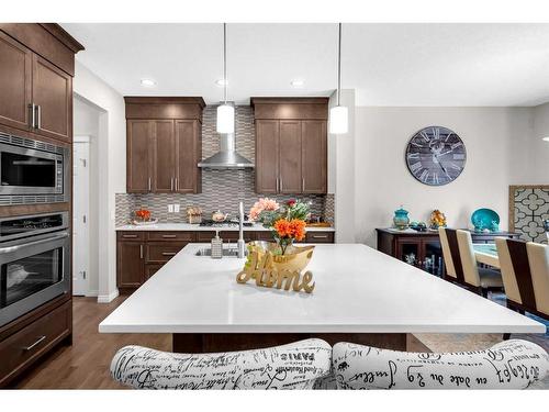33 Savanna Common Ne, Calgary, AB - Indoor Photo Showing Kitchen With Upgraded Kitchen