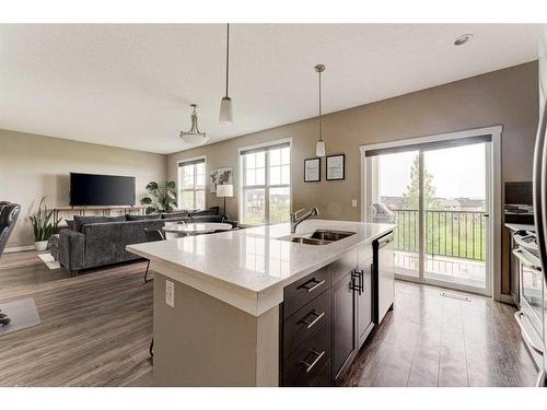 502-428 Nolan Hill Drive Nw, Calgary, AB - Indoor Photo Showing Kitchen With Double Sink
