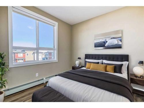 309-35 Walgrove Walk Se, Calgary, AB - Indoor Photo Showing Bedroom