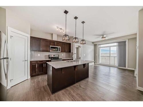 416-10 Walgrove Walk Se, Calgary, AB - Indoor Photo Showing Kitchen With Upgraded Kitchen