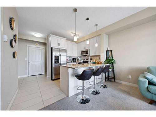 2404-450 Sage Valley Drive Nw, Calgary, AB - Indoor Photo Showing Kitchen With Upgraded Kitchen