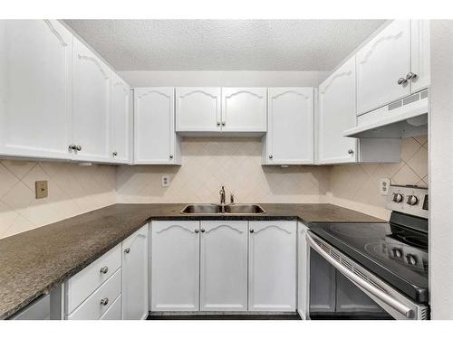 74-5520 1 Avenue Se, Calgary, AB - Indoor Photo Showing Kitchen With Double Sink