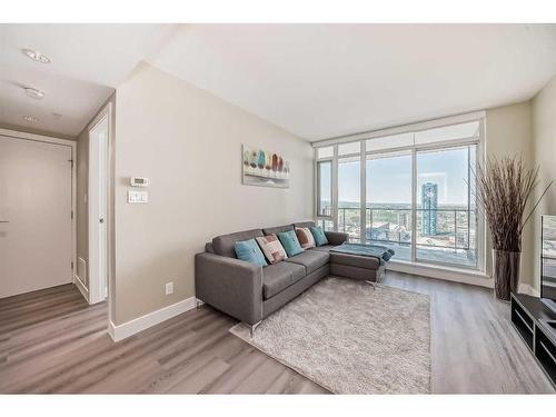 3101-1122 3 Street Se, Calgary, AB - Indoor Photo Showing Living Room