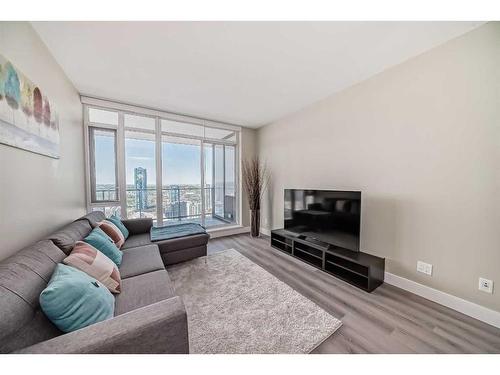 3101-1122 3 Street Se, Calgary, AB - Indoor Photo Showing Living Room