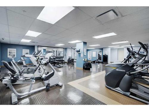 123-369 Rocky Vista Park Nw, Calgary, AB - Indoor Photo Showing Gym Room