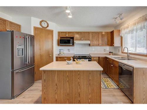 163 Citadel Park Nw, Calgary, AB - Indoor Photo Showing Kitchen With Double Sink