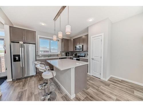 168 Livingston View Ne, Calgary, AB - Indoor Photo Showing Kitchen With Stainless Steel Kitchen With Upgraded Kitchen