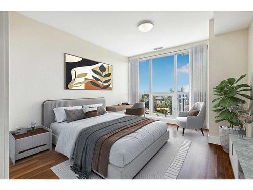 408-2505 17 Avenue Sw, Calgary, AB - Indoor Photo Showing Bedroom