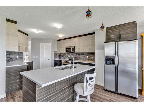 55 Tarington Gardens Ne, Calgary, AB - Indoor Photo Showing Kitchen With Double Sink