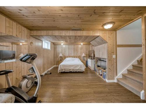 111 Hawkfield Crescent Nw, Calgary, AB - Indoor Photo Showing Gym Room