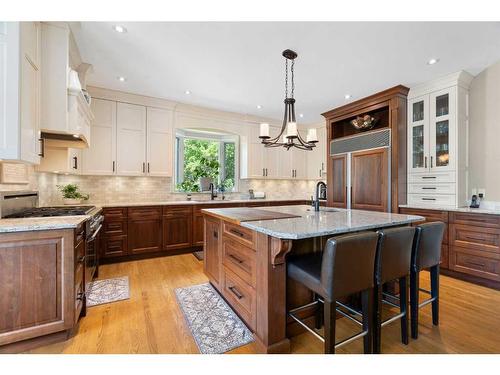 43 Cody Range Way, Rural Rocky View County, AB - Indoor Photo Showing Kitchen With Upgraded Kitchen