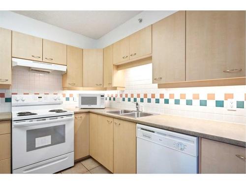 710-804 3 Avenue Sw, Calgary, AB - Indoor Photo Showing Kitchen With Double Sink