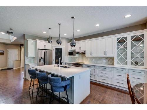 133 Kincora Place Nw, Calgary, AB - Indoor Photo Showing Kitchen With Stainless Steel Kitchen With Double Sink With Upgraded Kitchen