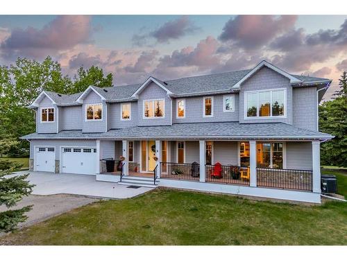 34131 Township Road 262, Rural Rocky View County, AB - Outdoor With Deck Patio Veranda With Facade