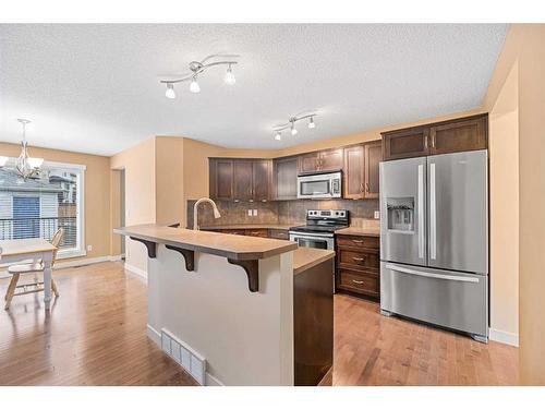 695 New Brighton Drive Se, Calgary, AB - Indoor Photo Showing Kitchen With Stainless Steel Kitchen With Upgraded Kitchen