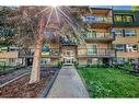 401-1027 1 Avenue Nw, Calgary, AB  - Outdoor With Balcony With Facade 