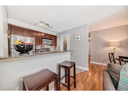 401-1027 1 Avenue Nw, Calgary, AB - Indoor Photo Showing Kitchen